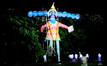 ରାଜଧାନୀରେ ୧୦ଟି ସ୍ଥାନରେ ରାବଣ ପୋଡ଼ି